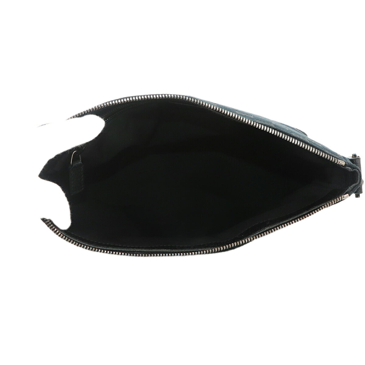 Shoulder Bag GG Canvas Leather Black 114273 Purse