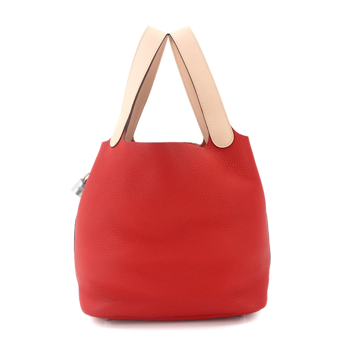Picotin Lock Touch MM Hand Bag Taurillon Clemence Swift Red Pink