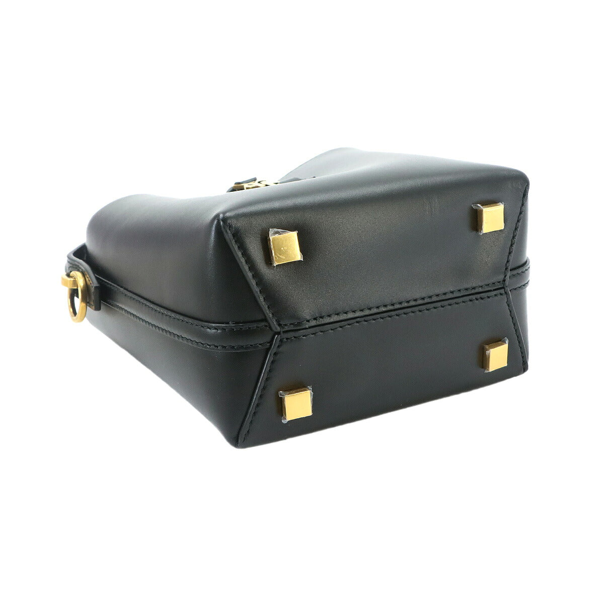 LE37 2way Shoulder Hand Bag Leather Black 765870 YSL