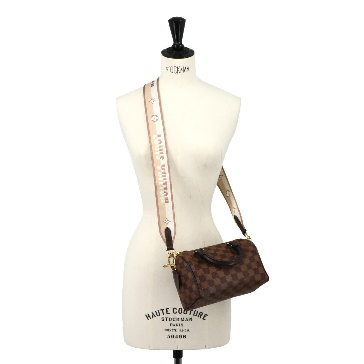 Damier Speedy Bandouliere 20 Hand Shoulder Bag N40489