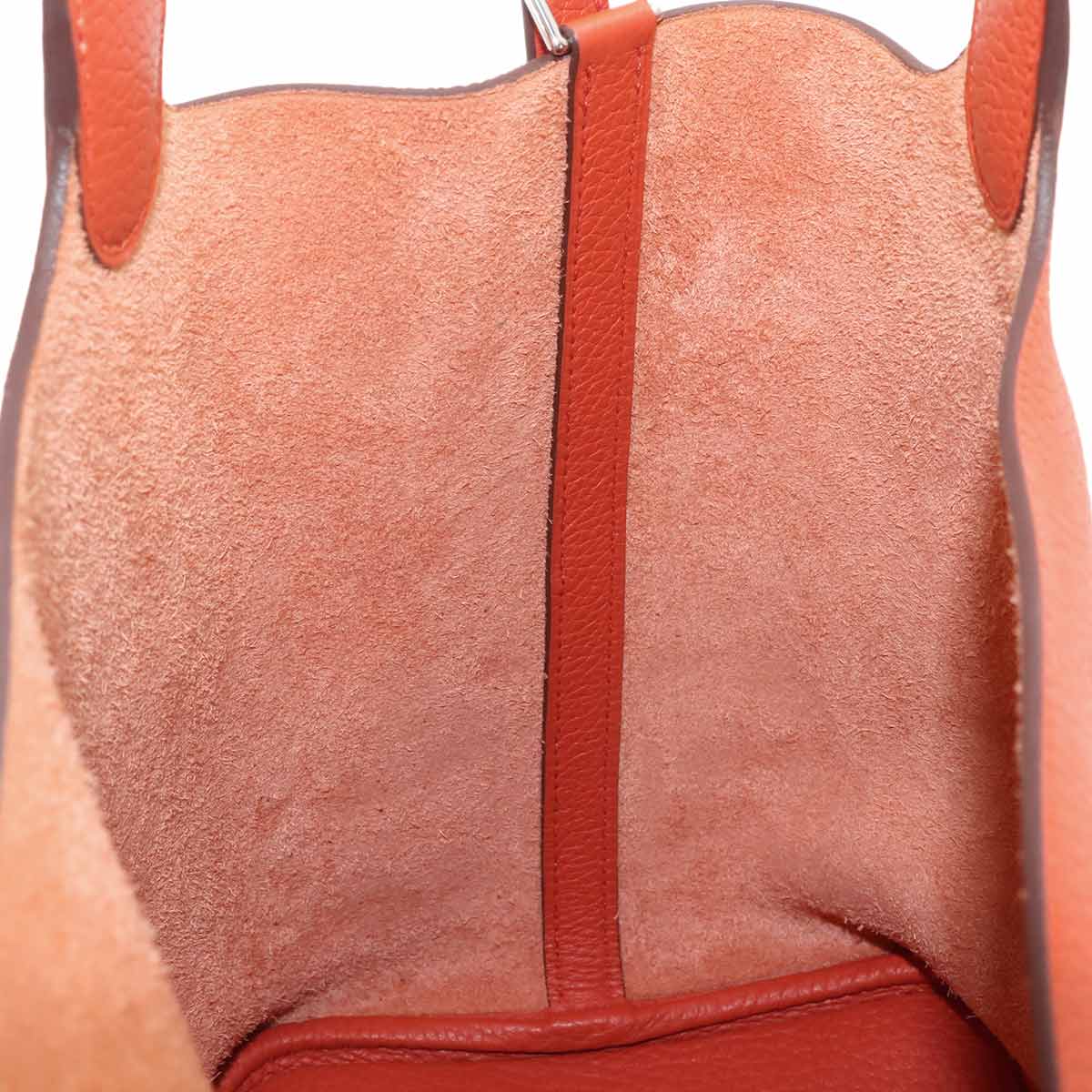 Picotin Lock MM Hand Bag Taurillon Clemence Terre Battue Purse