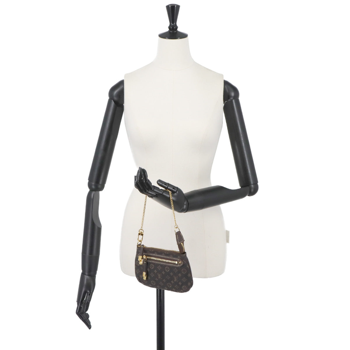 Monogram Mini Lin Pochette Accessoires Ebene M95668