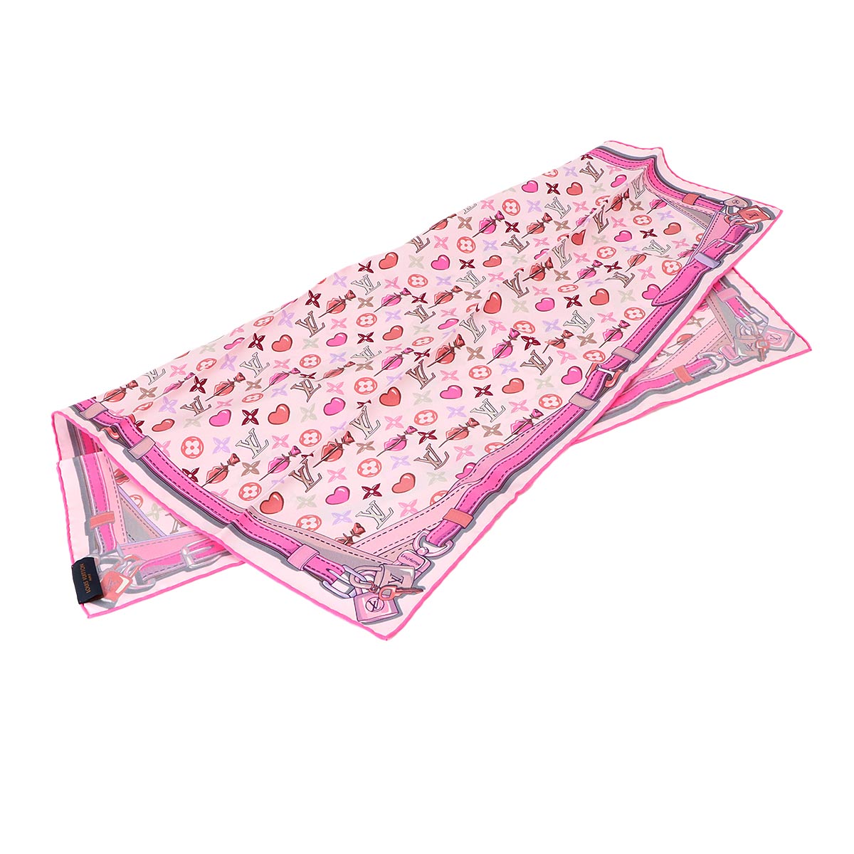 Carre a la Folie Scarf Silk Pink Multicolor M71460