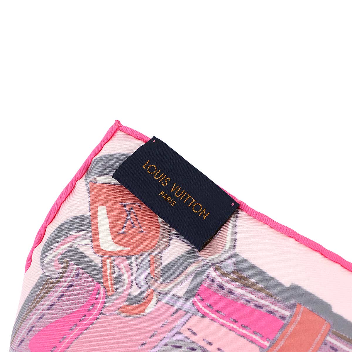 Carre a la Folie Scarf Silk Pink Multicolor M71460