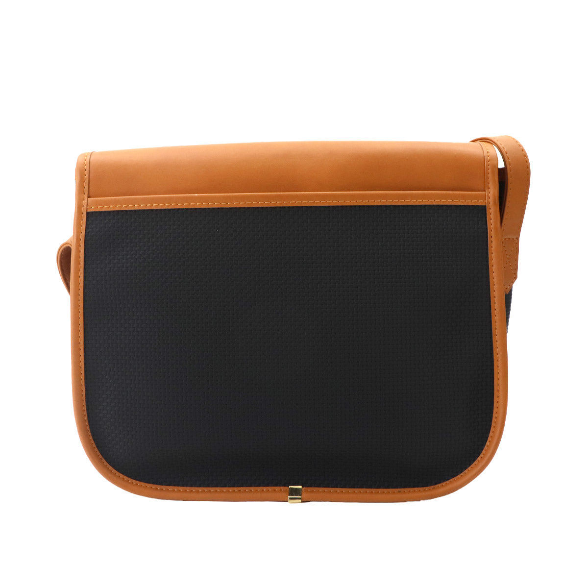 Shoulder Bag PVC Leather Black Brown