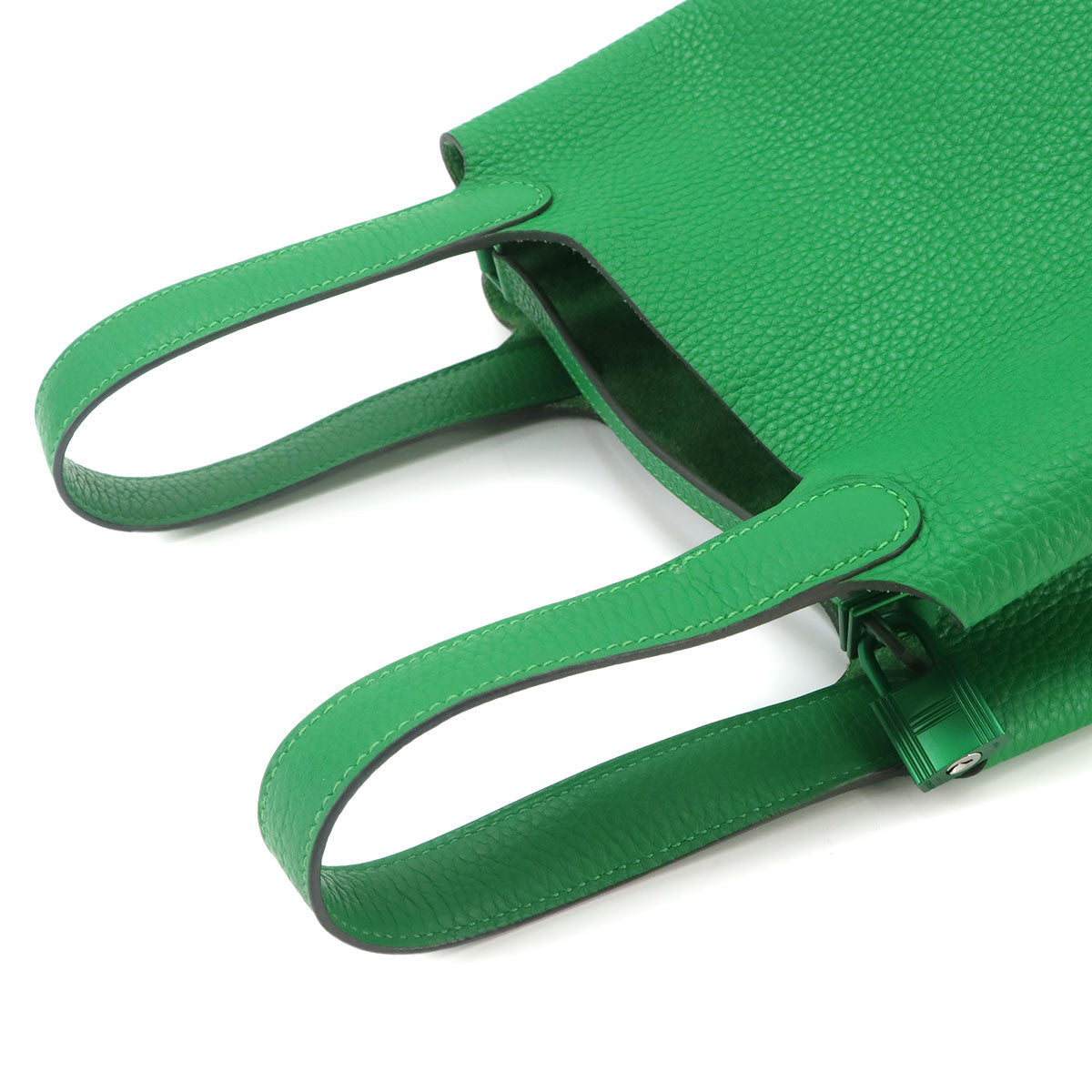 Picotin Lock PM Monochrome So Green Hand Bag Bambou