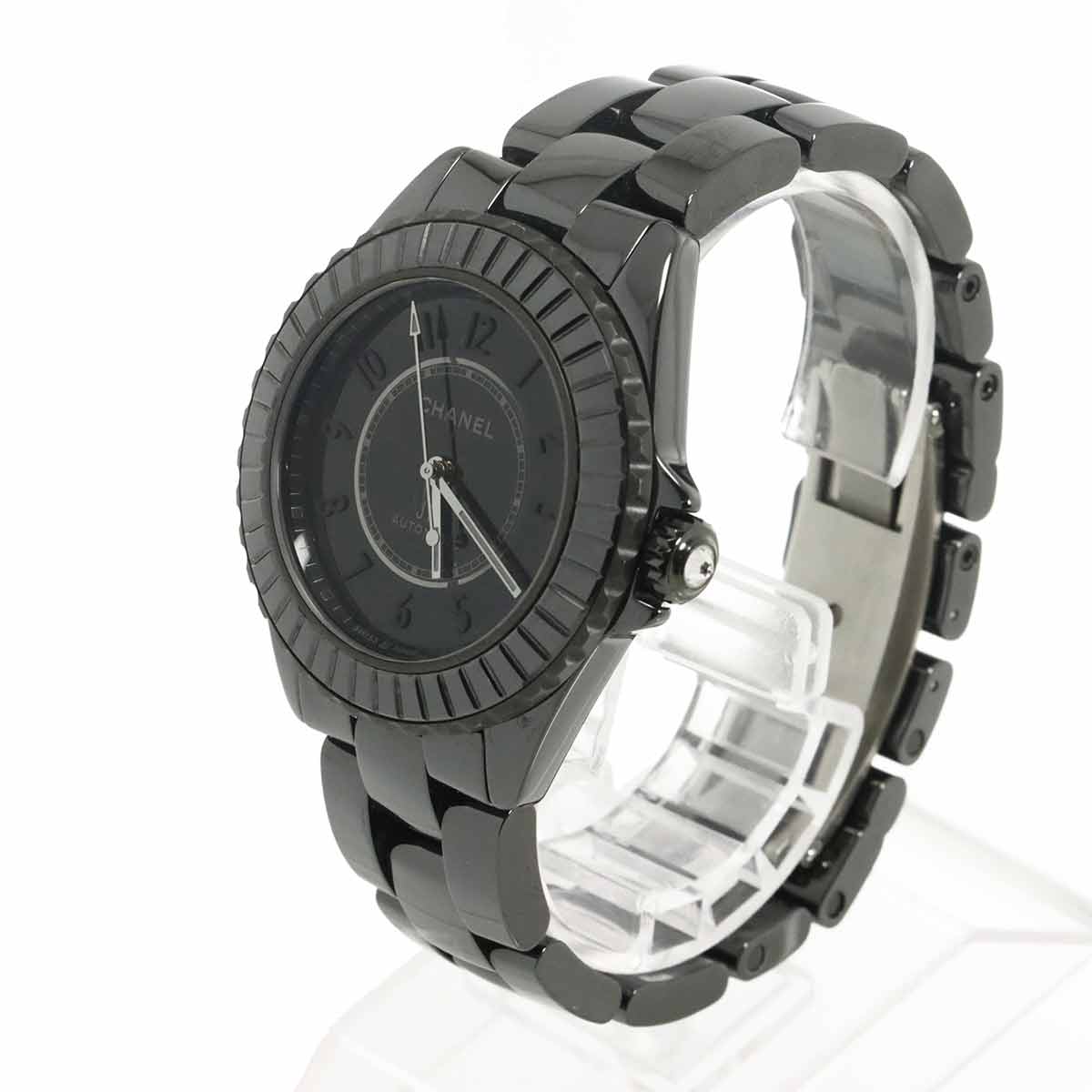 J12 Edition Noir H6347 38mm Automatic Black Ceramic Mens Watch
