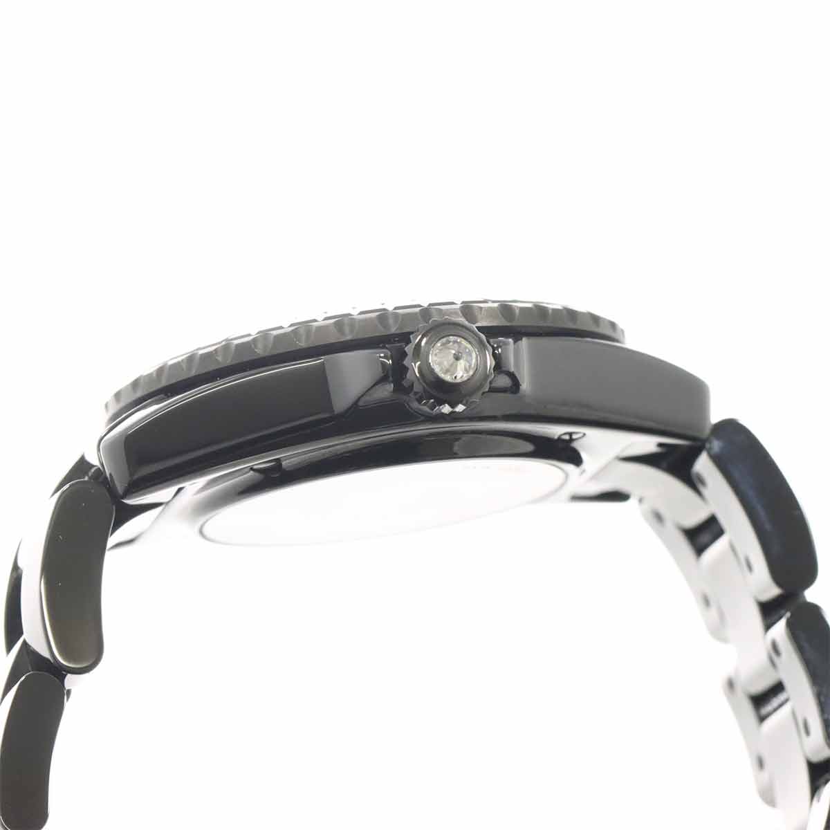 J12 Edition Noir H6347 38mm Automatic Black Ceramic Mens Watch