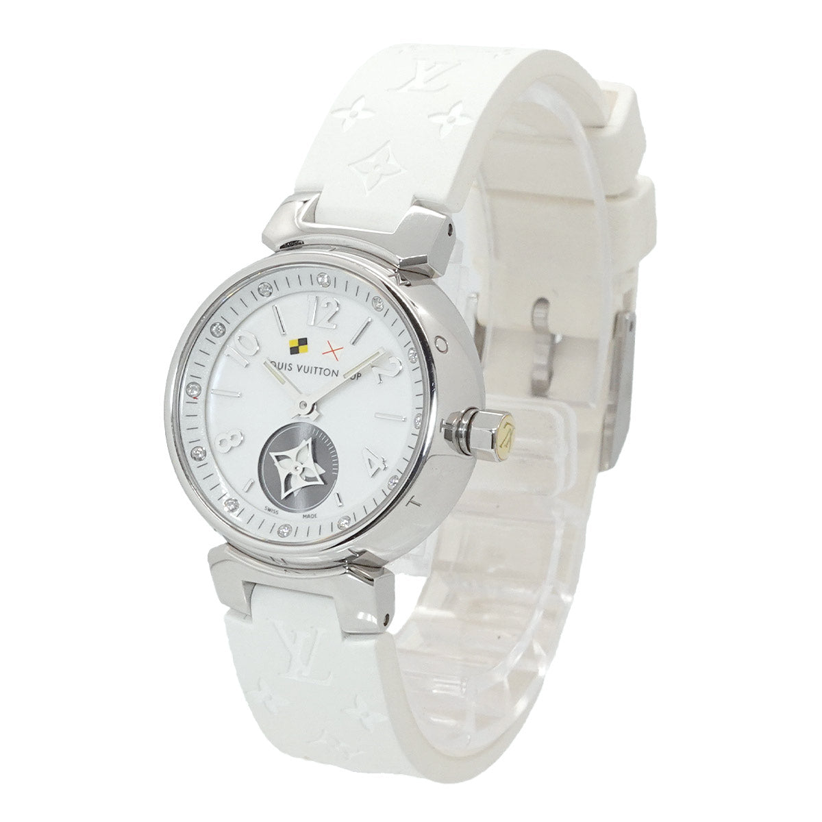 Tambour Lovely Cup PM Q12M0 Diamond White Shell Dial