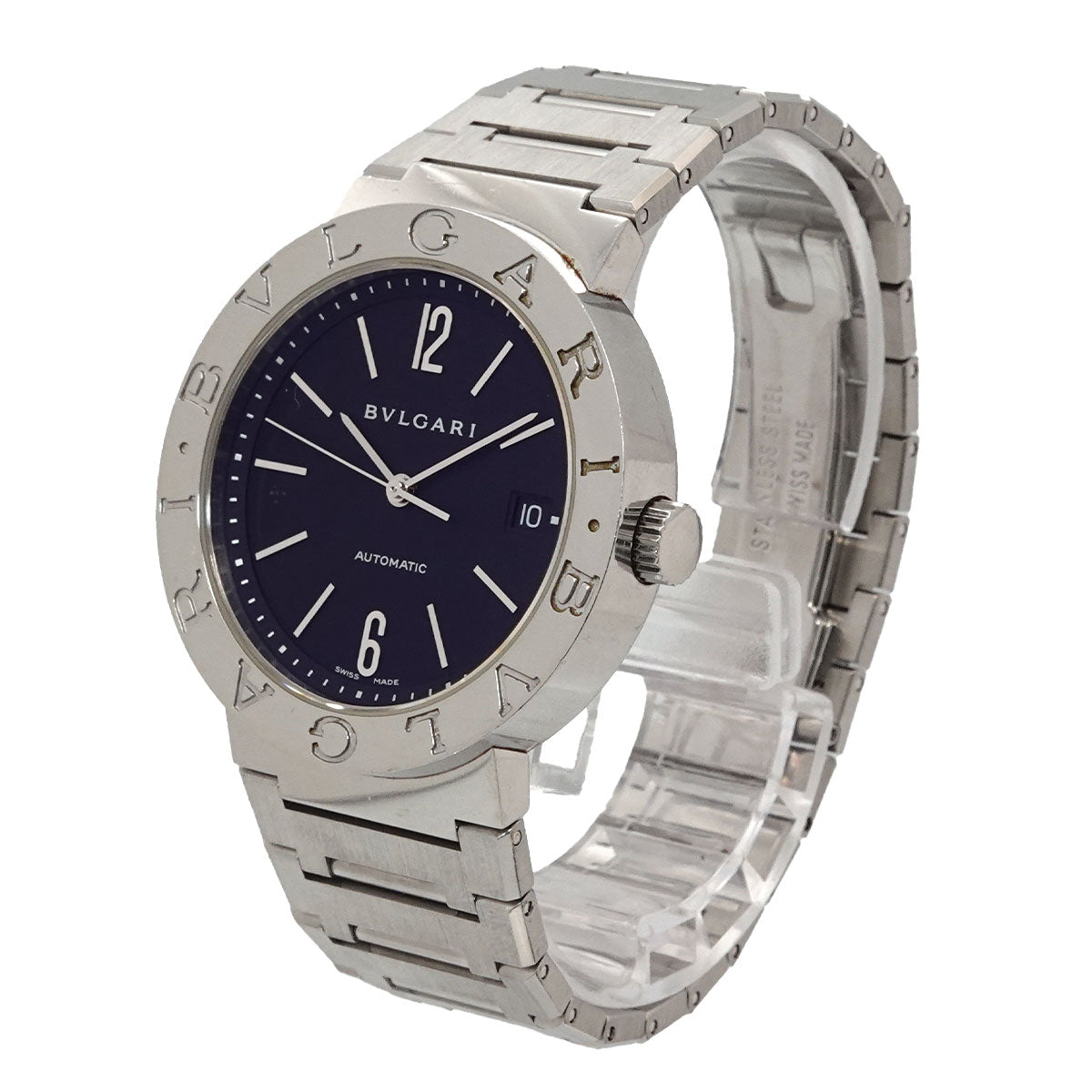 BVLGARIBVLGARI BB38SSAUTO Date Automatic Black Dial Mens