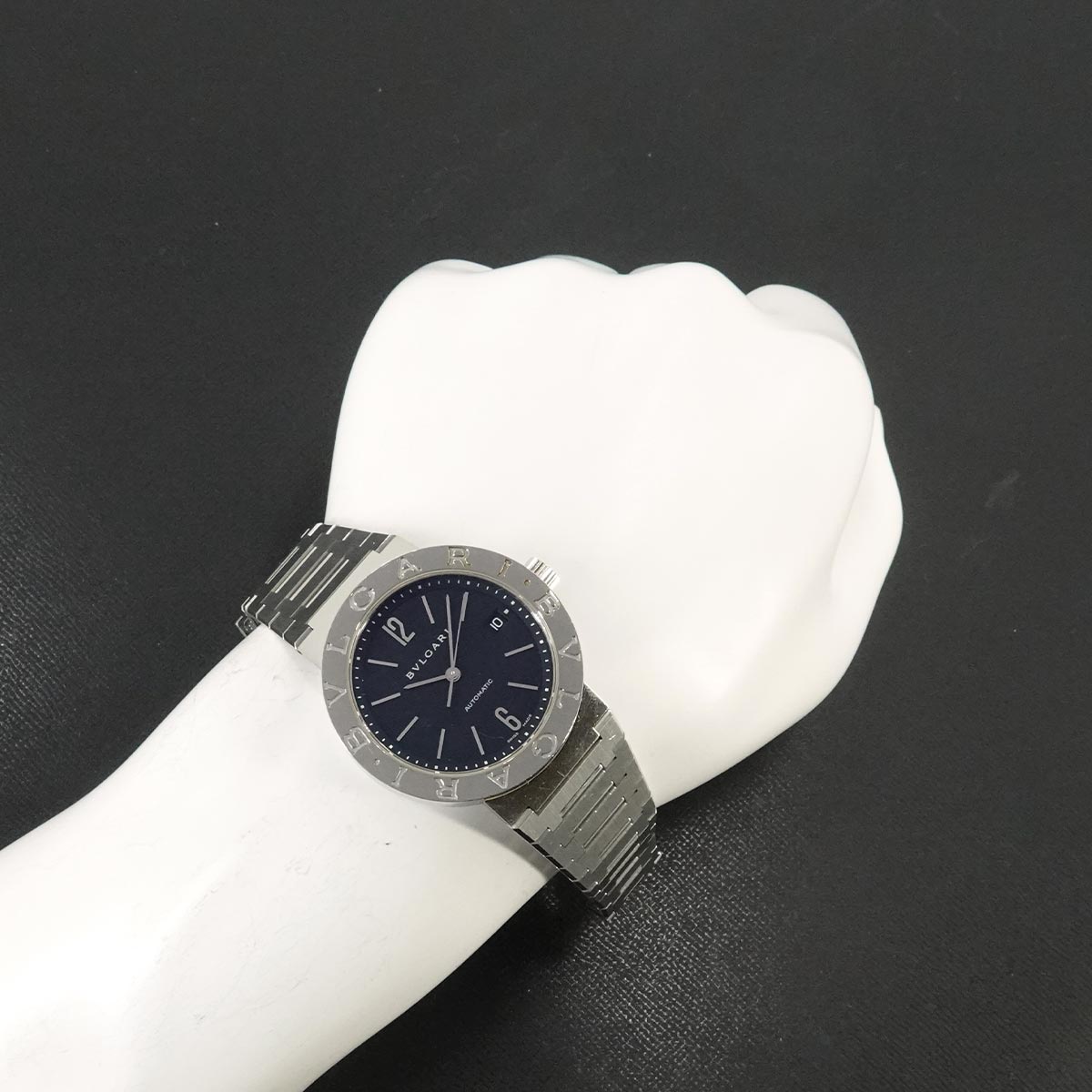 BVLGARIBVLGARI BB38SSAUTO Date Automatic Black Dial Mens
