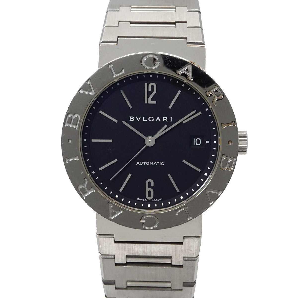BVLGARIBVLGARI BB38SSAUTO Date Automatic Black Dial Mens
