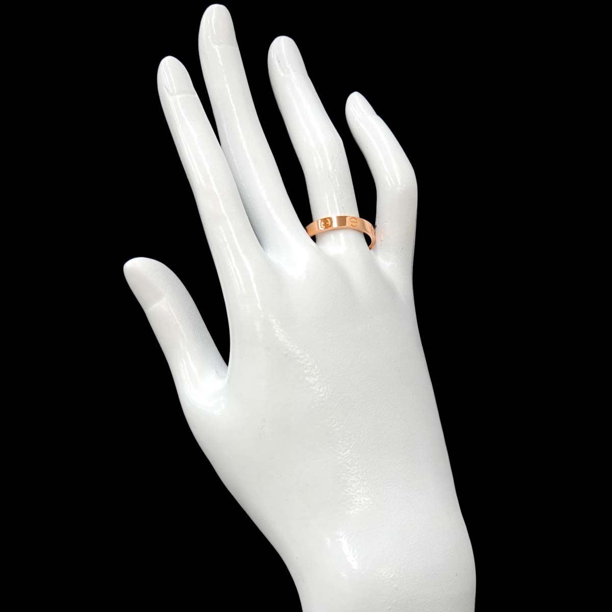Mini Love Ring 18K Pink Gold 750 size59 8.25-8.75(US)