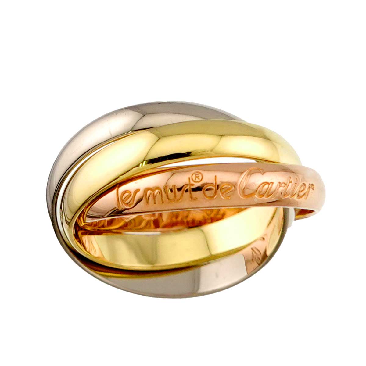 Trinity MM Ring 18K YG WG PG 750 Size51 5.5-5.75(US)