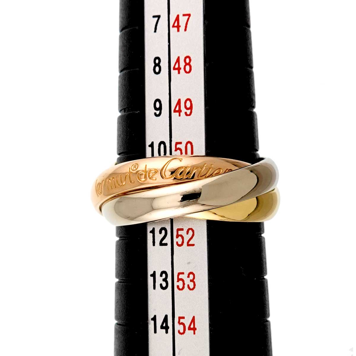 Trinity MM Ring 18K YG WG PG 750 Size51 5.5-5.75(US)