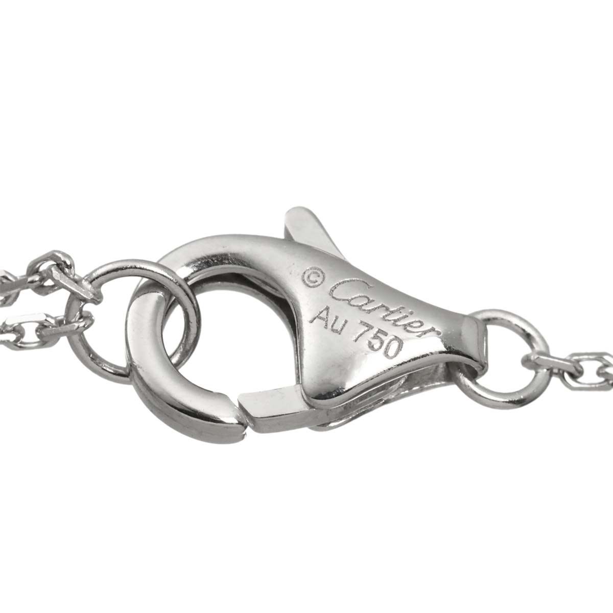 C De Diamond 0.70ct H/VS2/3EX Necklace 18K WG 750