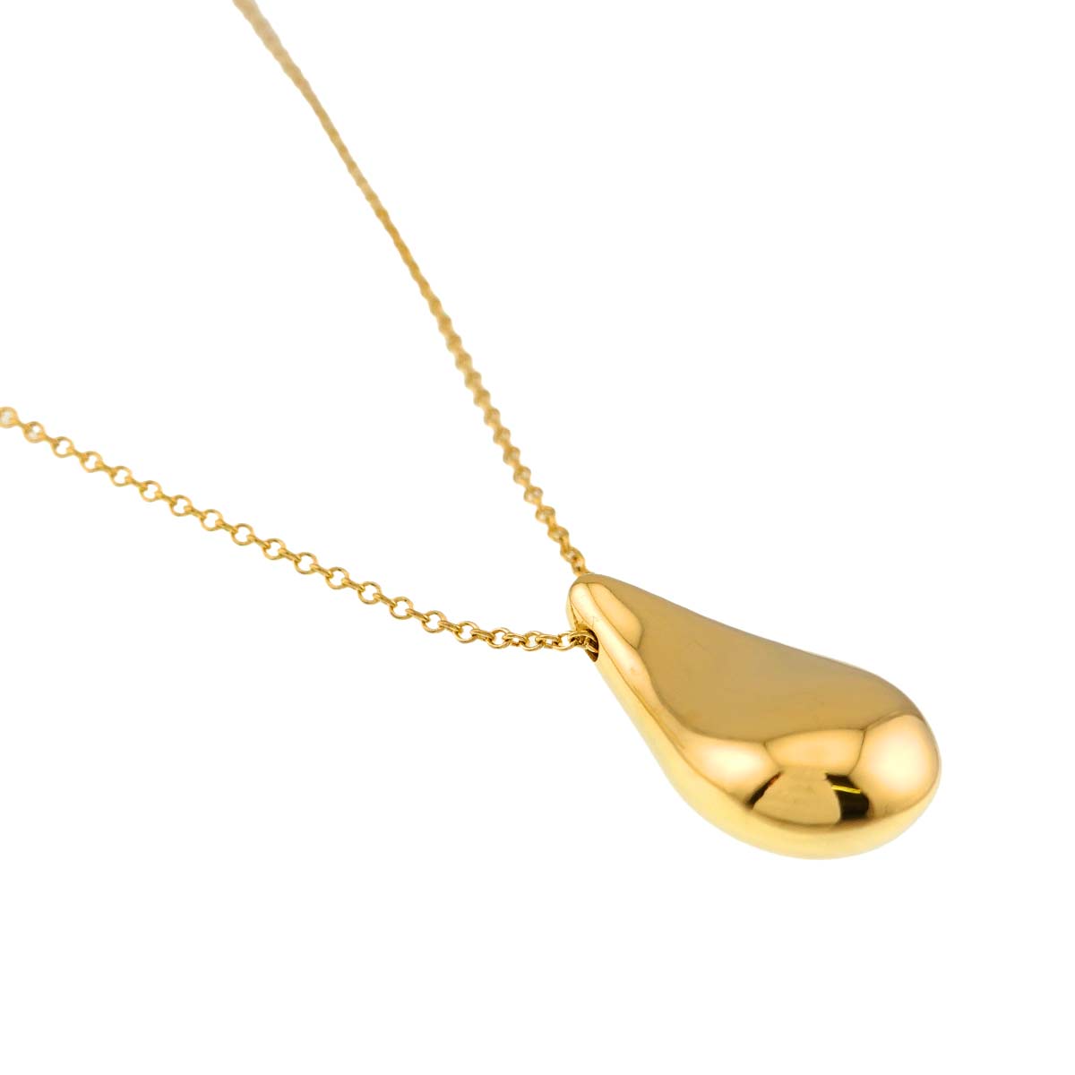 Teardrop Necklace 18K Yellow Gold 750