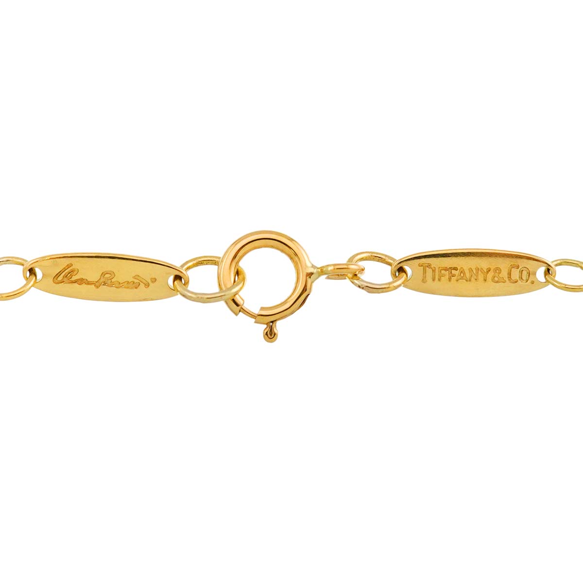 Teardrop Necklace 18K Yellow Gold 750
