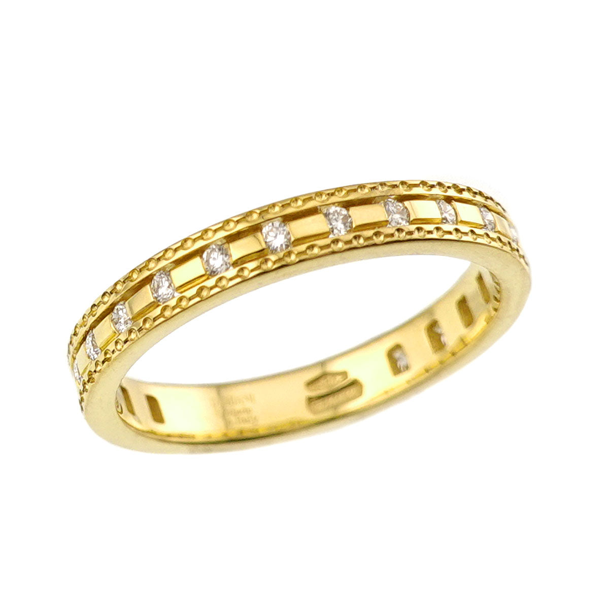Belle Epoque Diamond Ring 18K YG 750 size4.5(US)