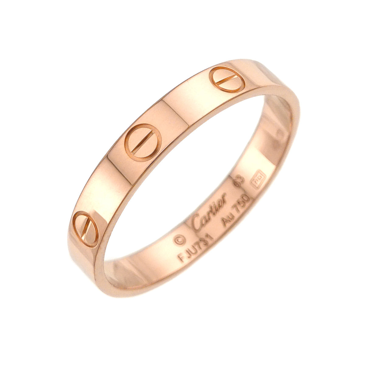 Mini Love Ring 18K Pink Gold 750 size63 9.75-10(US)