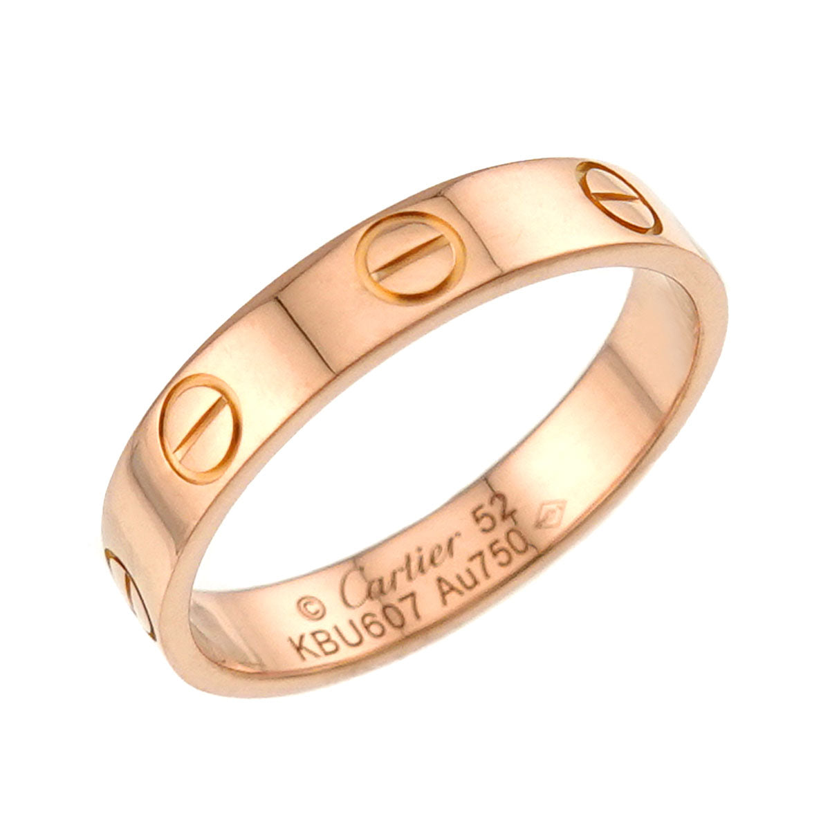 Mini Love Ring 18K Pink Gold 750 size52 6(US)