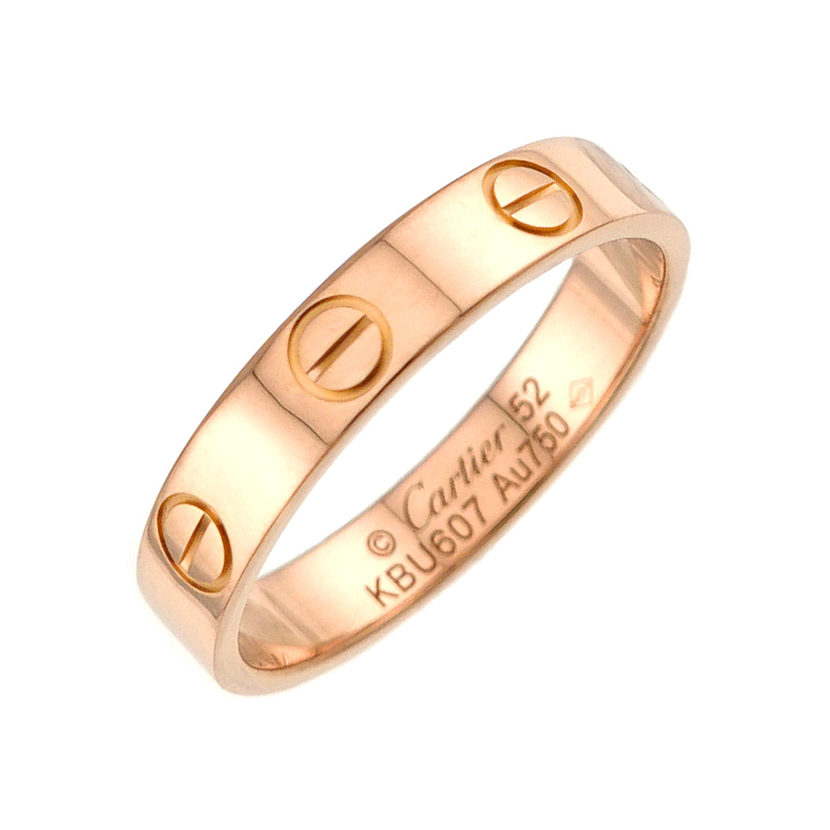 Mini Love Ring 18K Pink Gold 750 size52 6(US)
