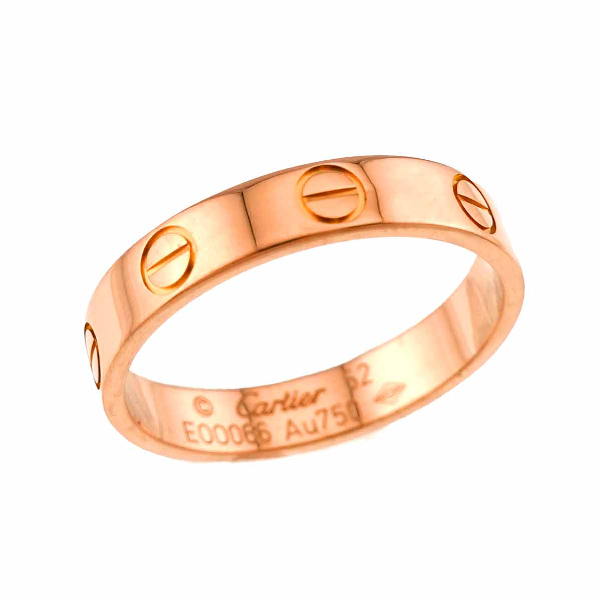 Mini Love Ring 18K Pink Gold 750 size52 5.75-6(US)