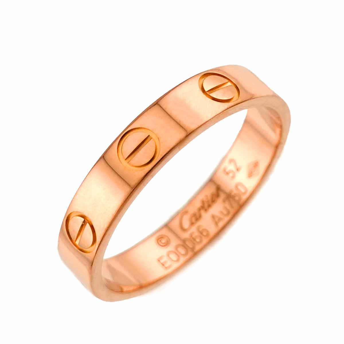 Mini Love Ring 18K Pink Gold 750 size52 5.75-6(US)