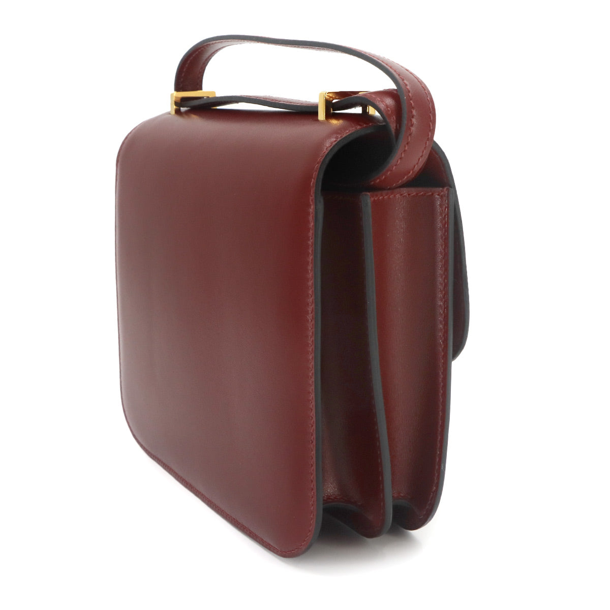 Constance3 Mini 18 Shoulder Bag Box calf Rouge H Purse