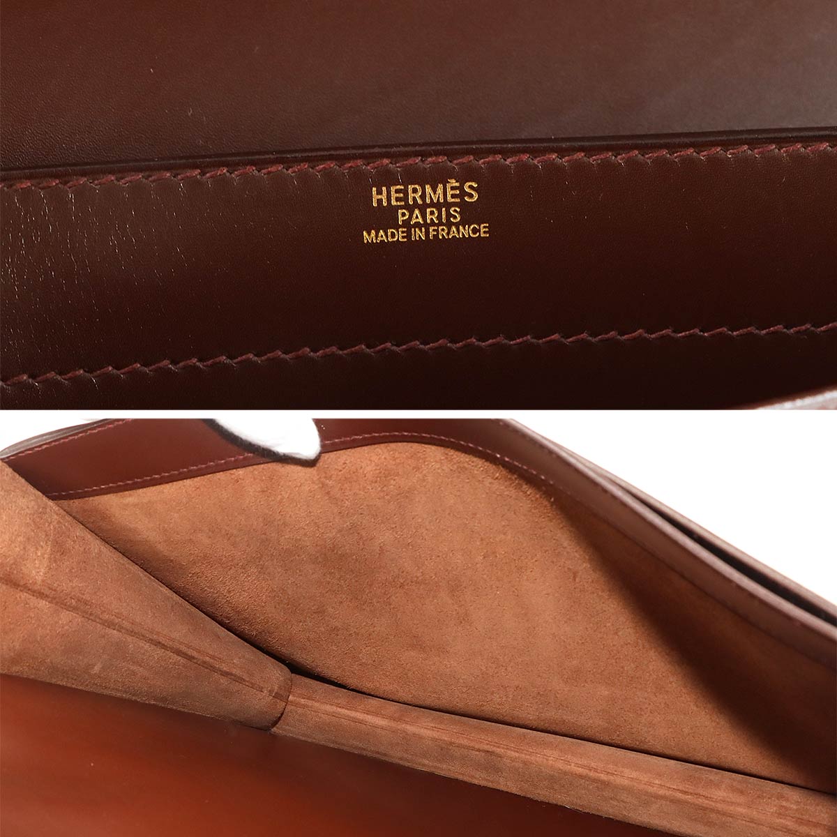 Sack A Depeche Document Case Business Bag Box calf Brown