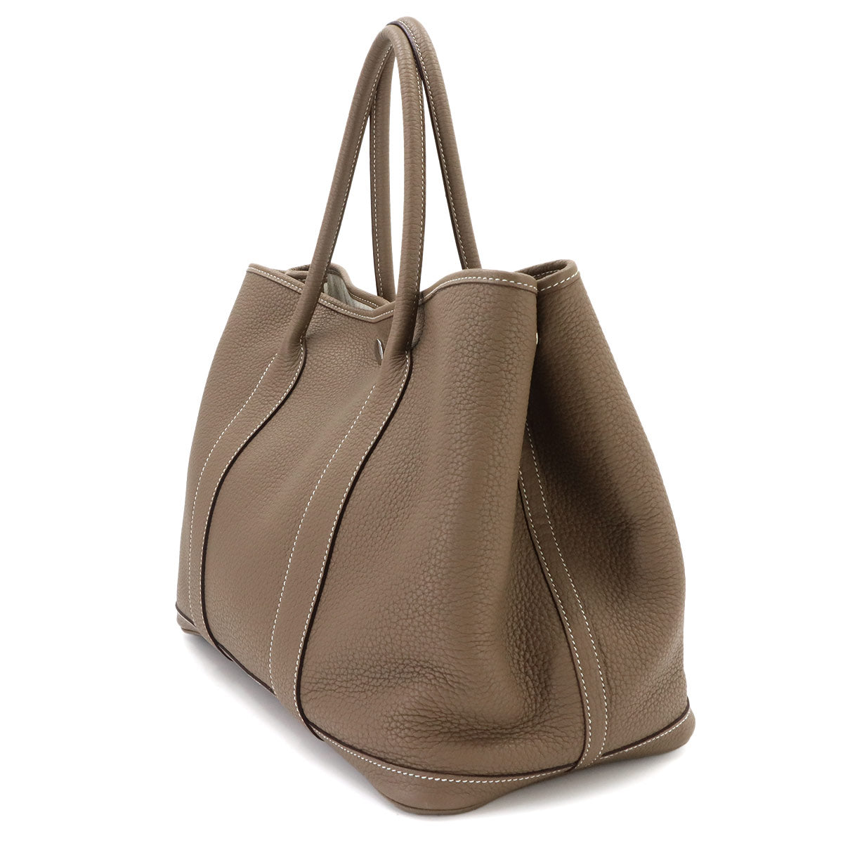 Garden Party PM Tote Bag Negonda Leather Etoupe Purse