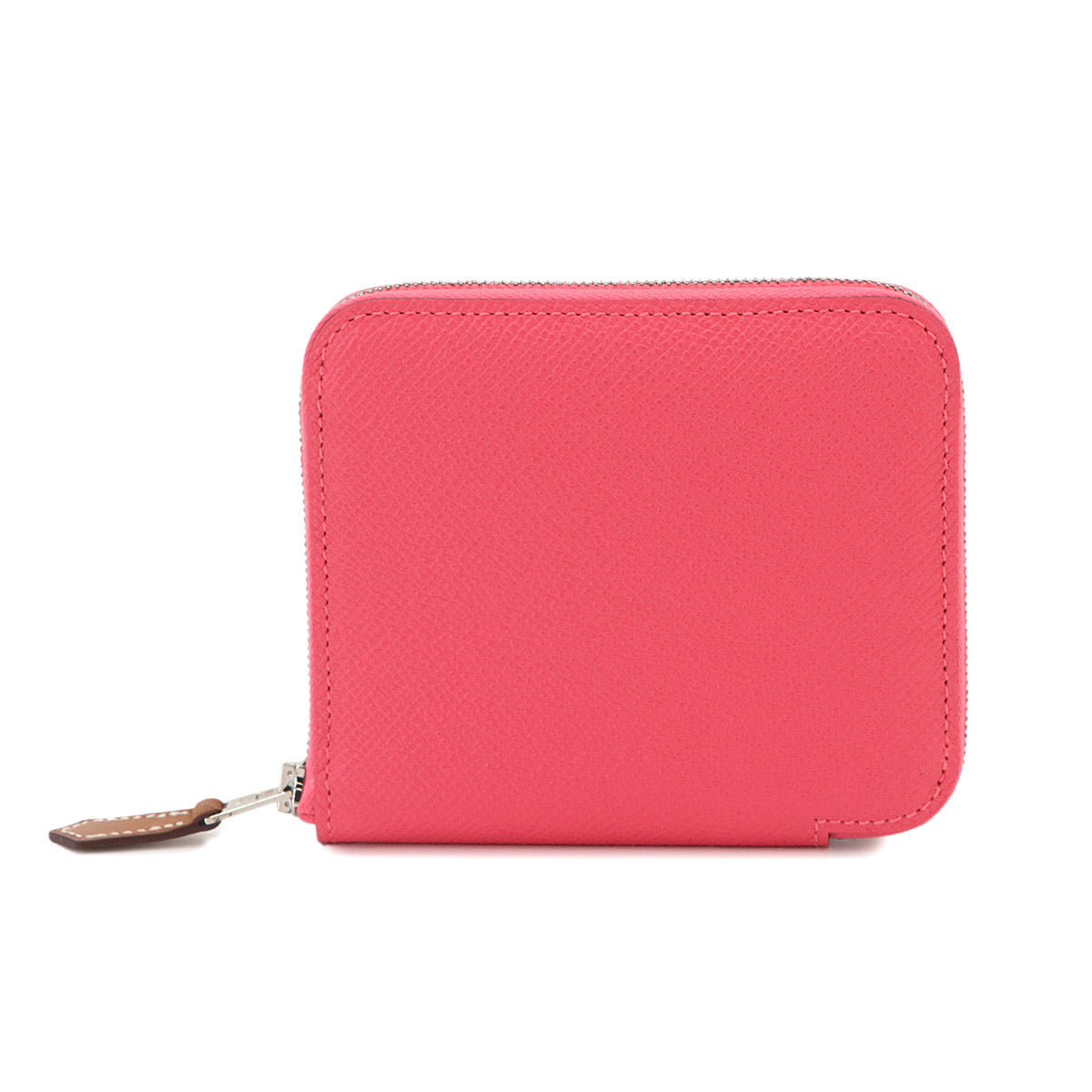 Azapp Silk'In Compact Coin Case Purse Epsom Barenia Rose azalee