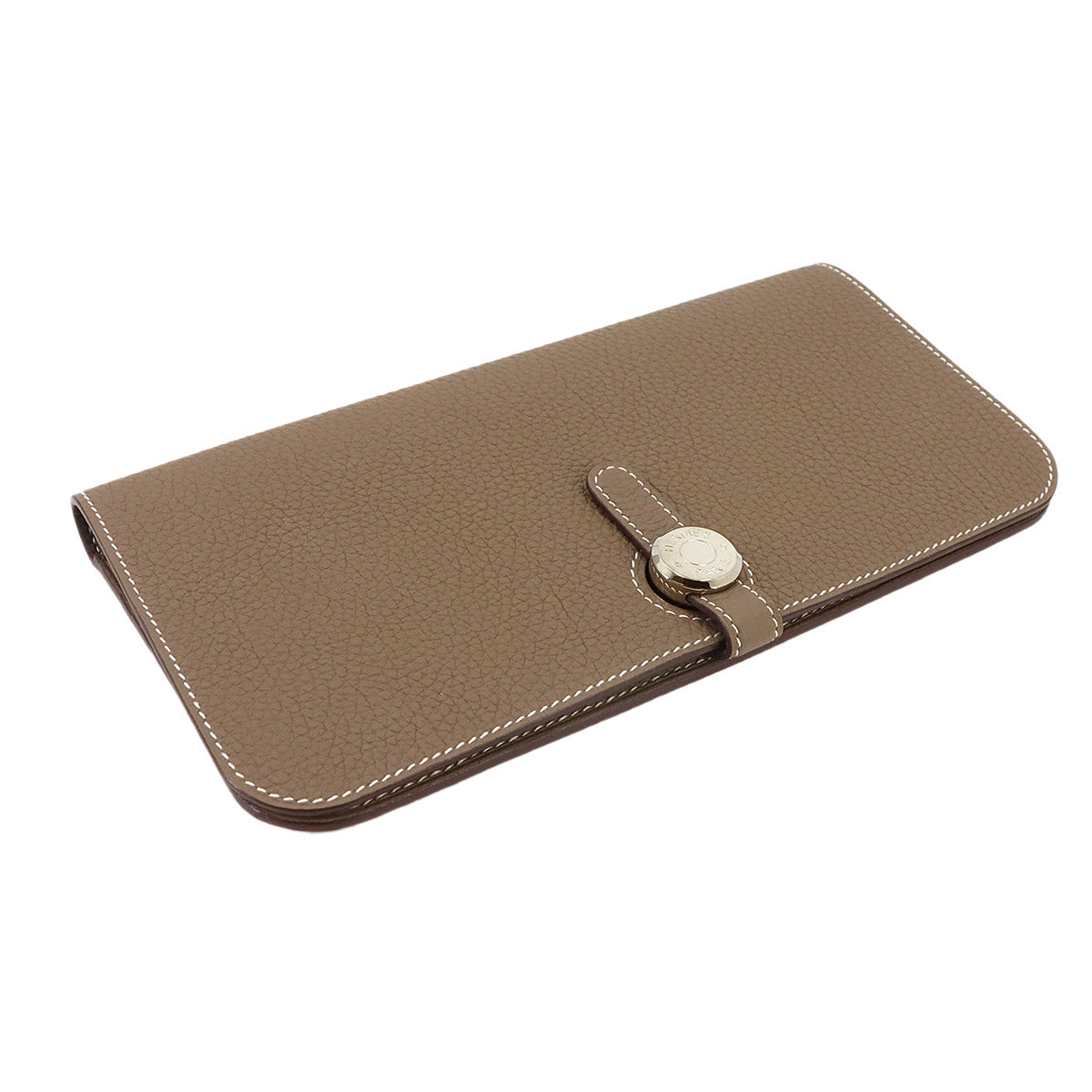 Dogon Long Wallet Togo Etoupe Purse