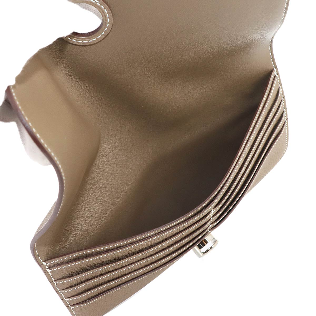 Dogon Long Wallet Togo Etoupe Purse