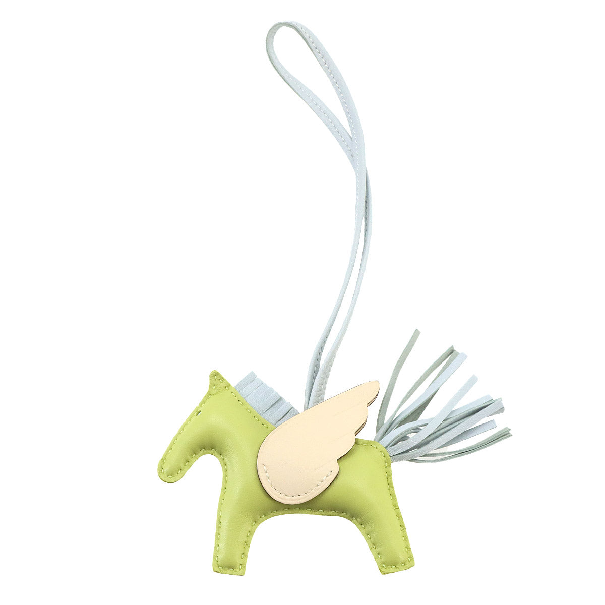 Rodeo Pegasu PM Bag Charm Agneau Milo Jaune Bourgeon Nata