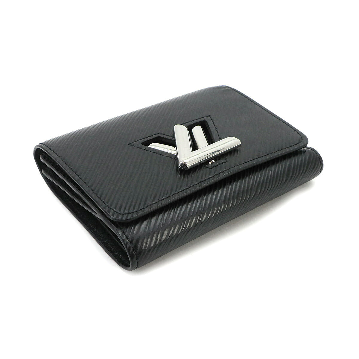 Epi Twist Compact Wallet Leather Noir M64414