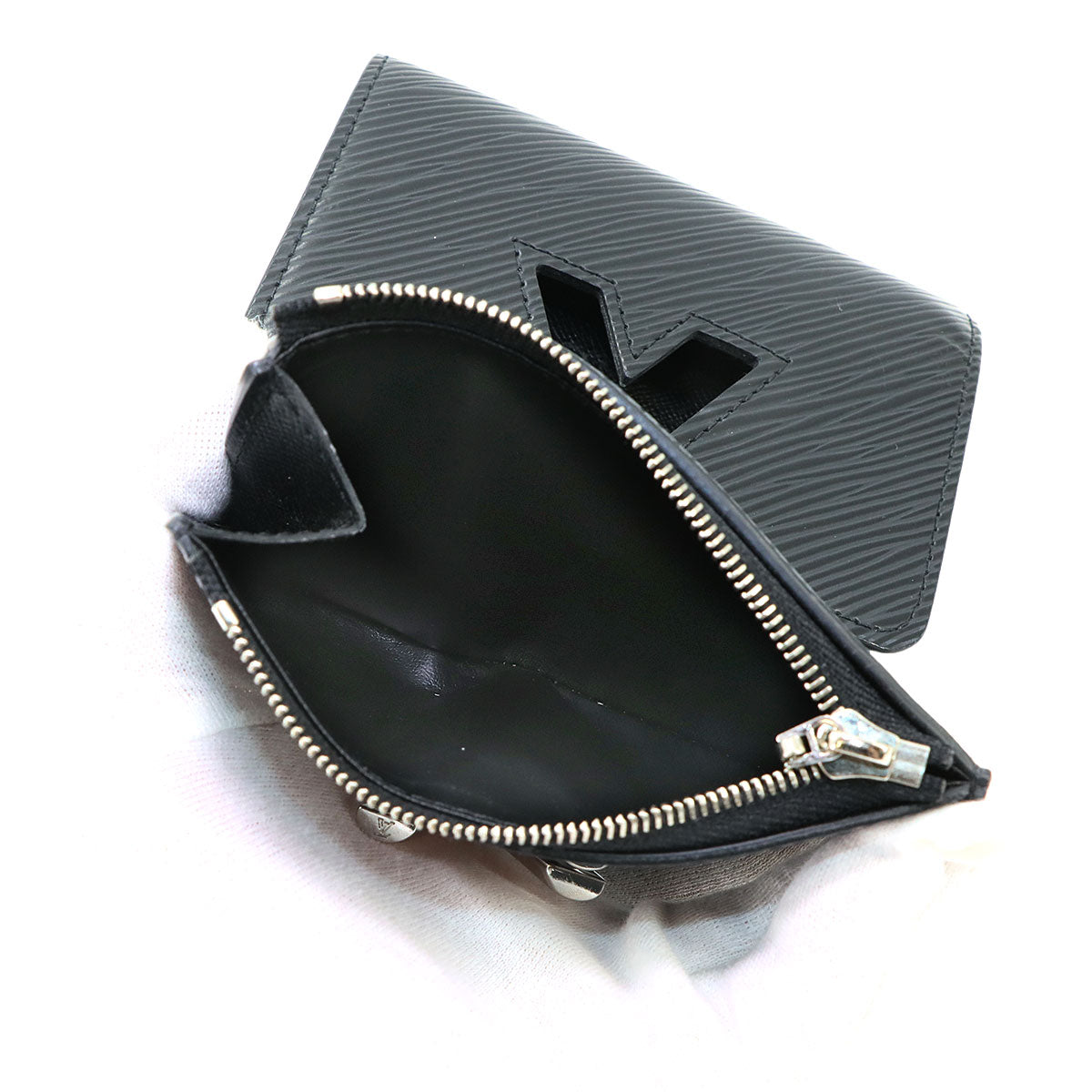 Epi Twist Compact Wallet Leather Noir M64414