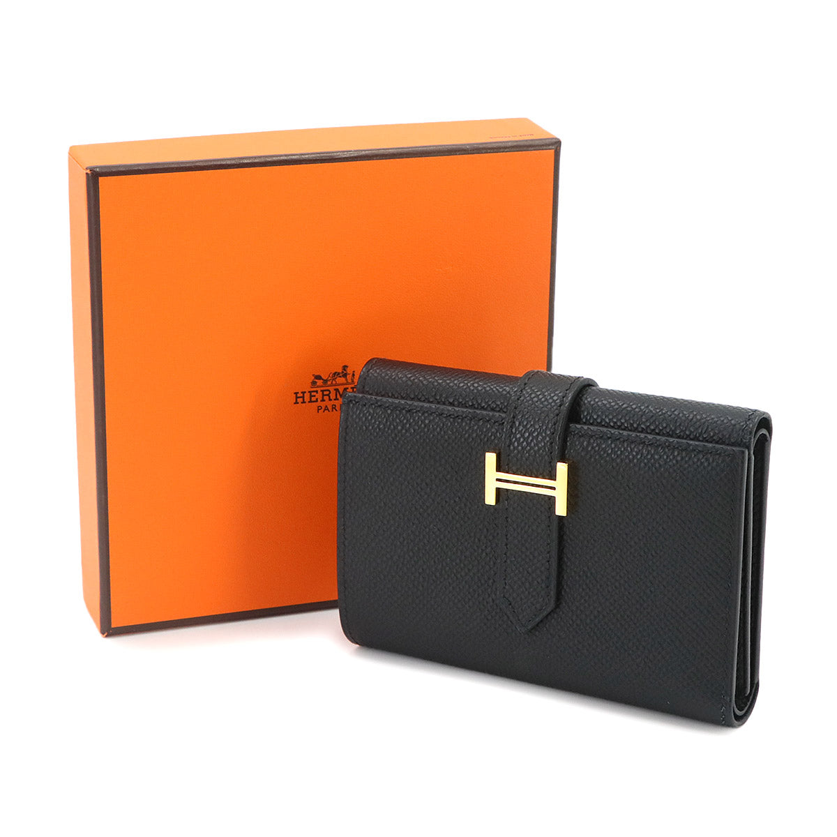 Bearn Combine Compact Wallet Epsom Black Purse
