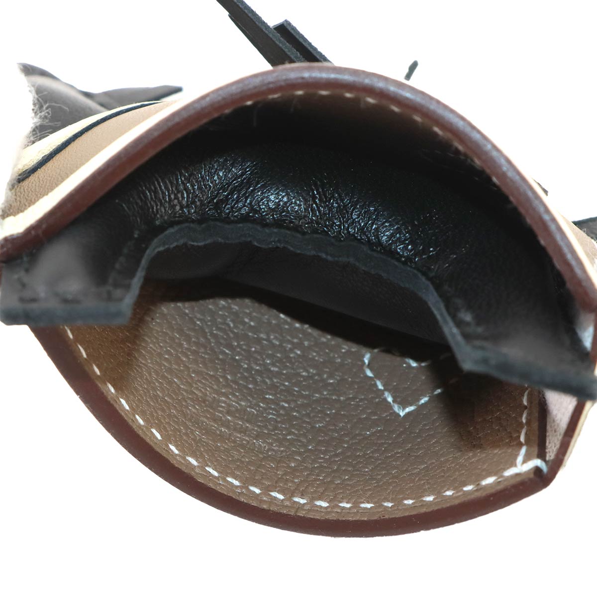 Rodeo Robeo Coeur PM Bag Charm Agneau Milo Black