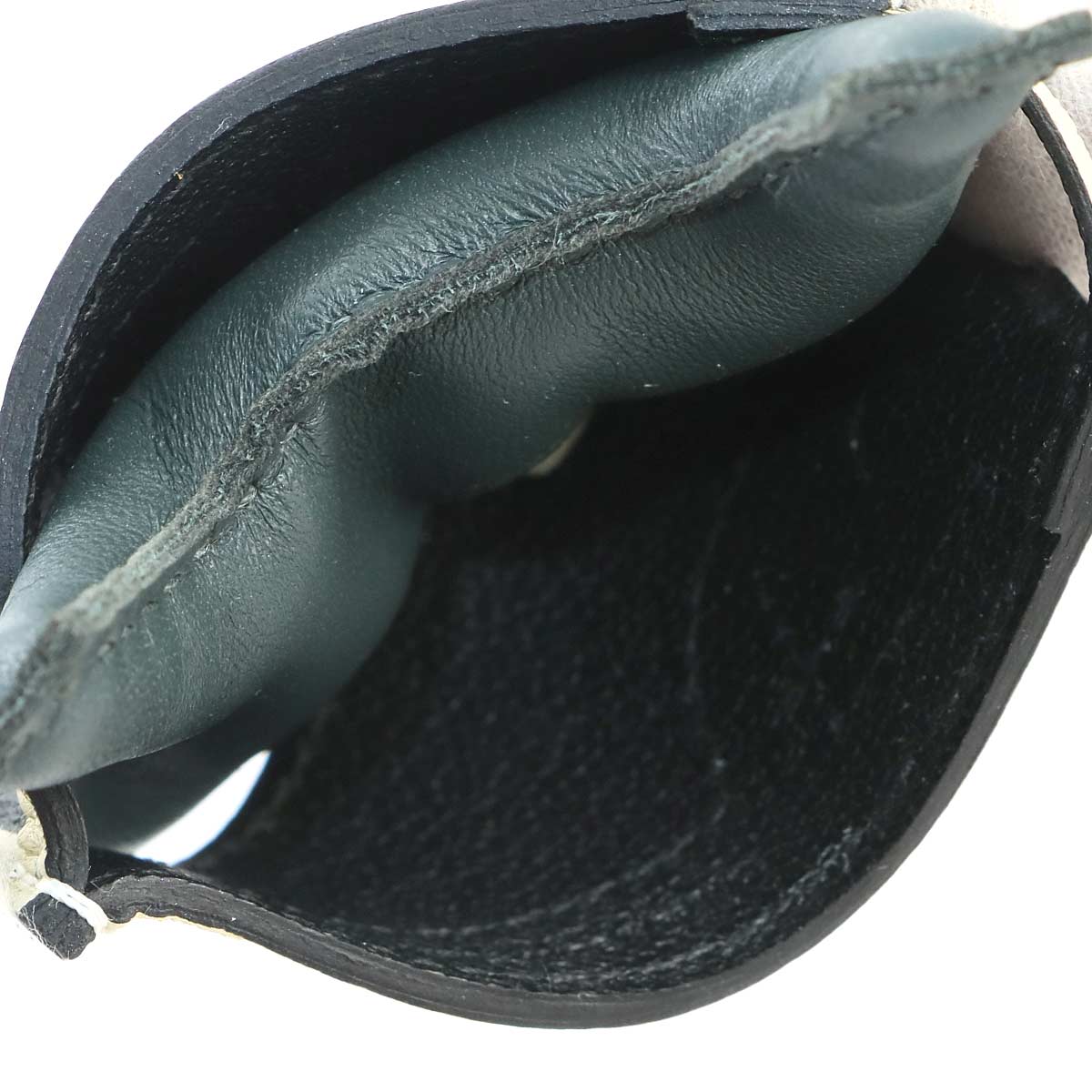Rodeo Robeo Coeur PM Bag Charm Agneau Milo Vert Mangrove Black
