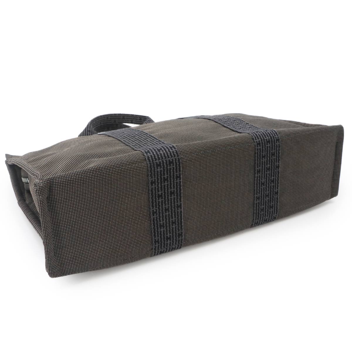 Herline Tote PM Bag Canvas Gray Unisex Purse