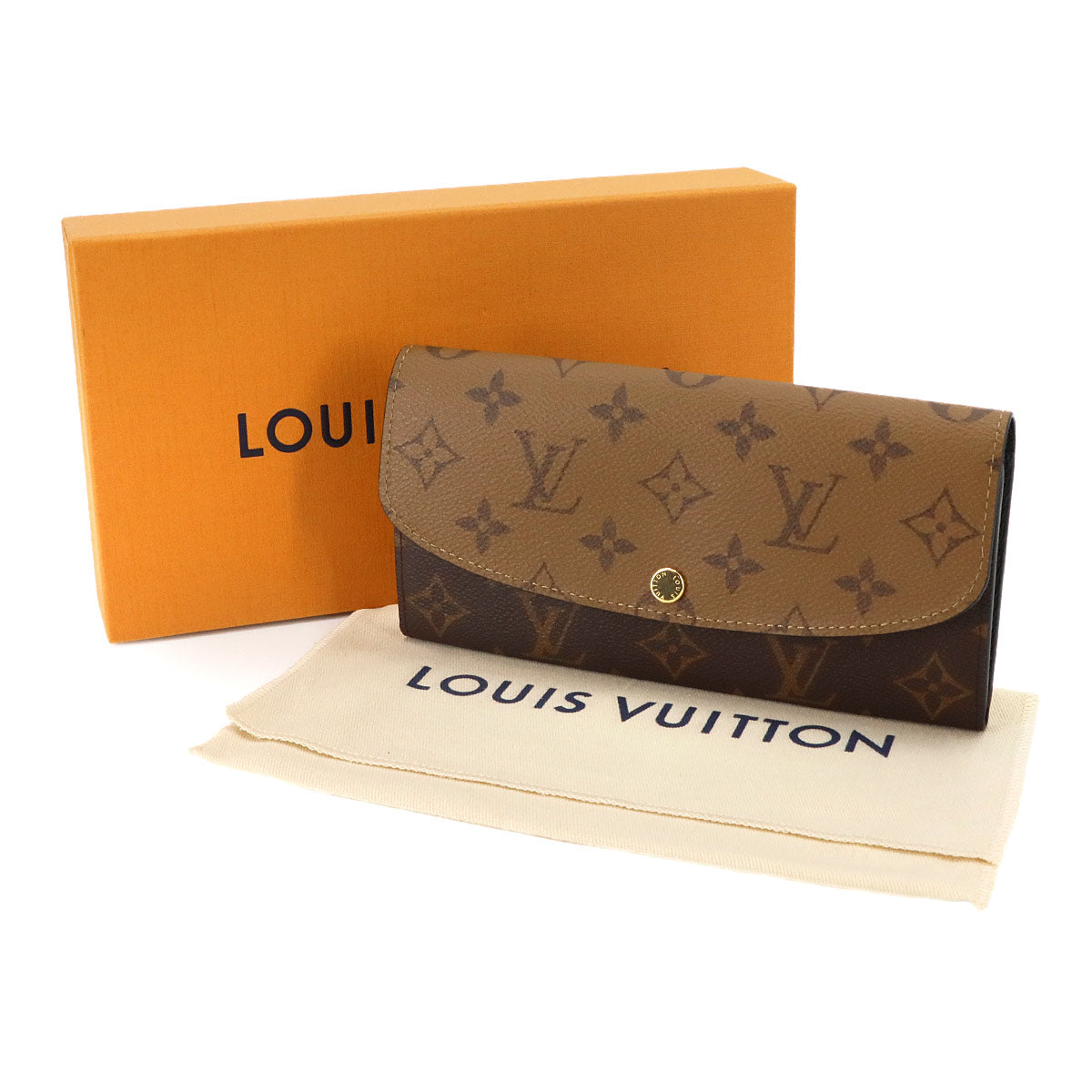 Monogram Reverse Emilie Wallet Brown M82157