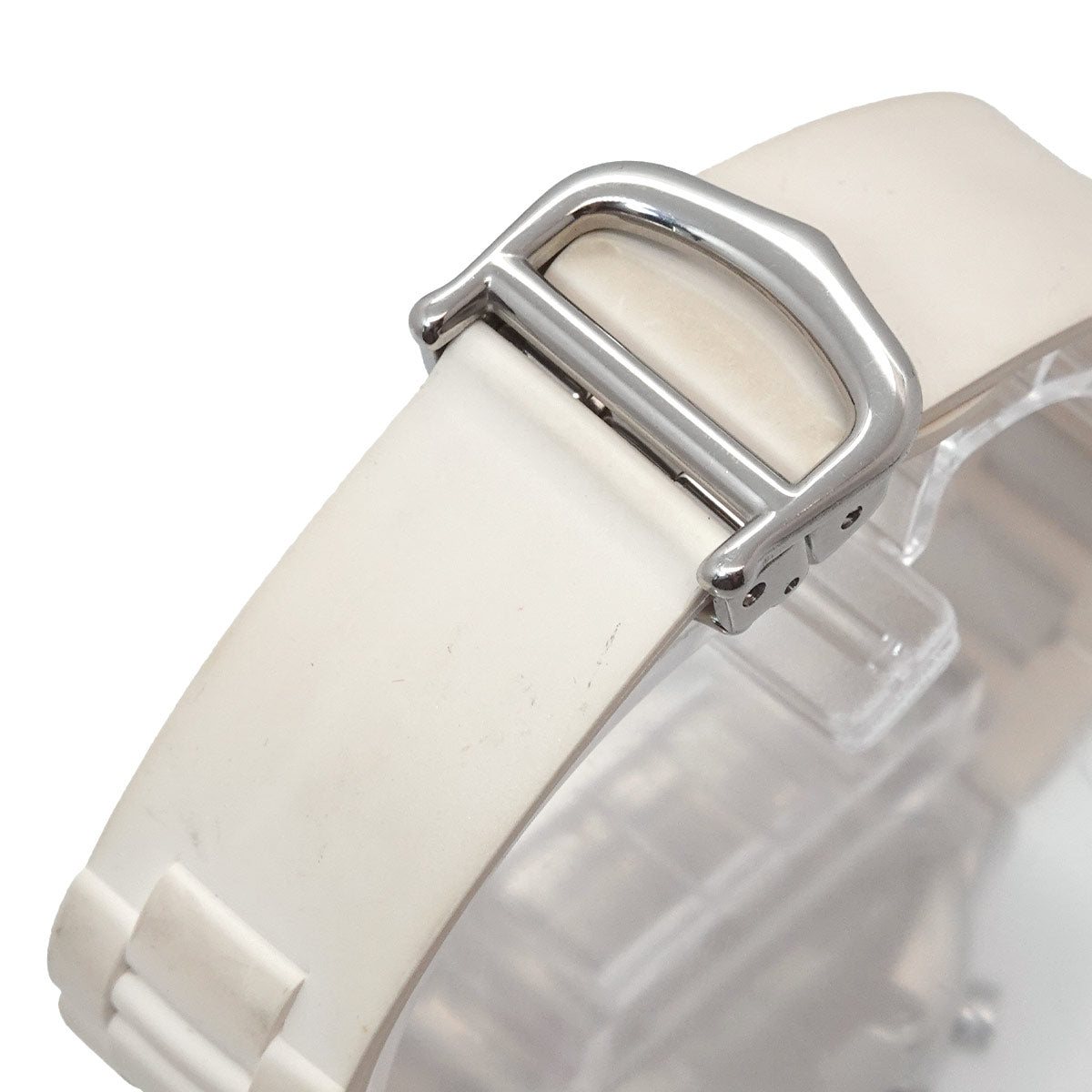 Must 21 Chronoscaph W10197U2 Quartz White Dial Ladies Watch