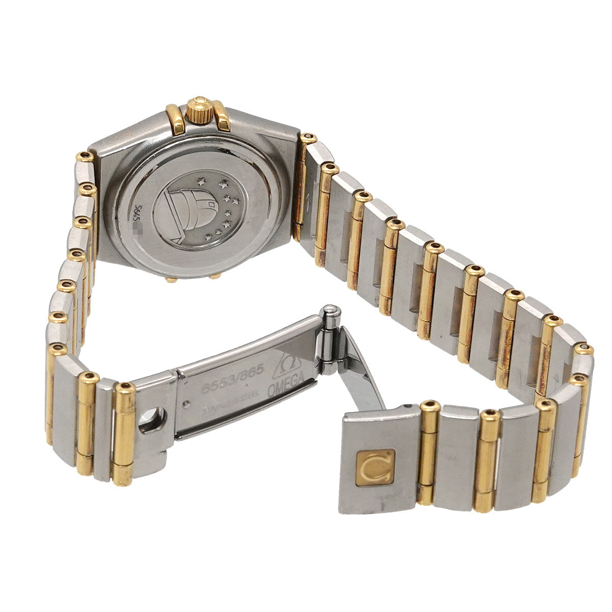 Constellation mini 1262.75 12P Diamond 750 YG White Shell Dial
