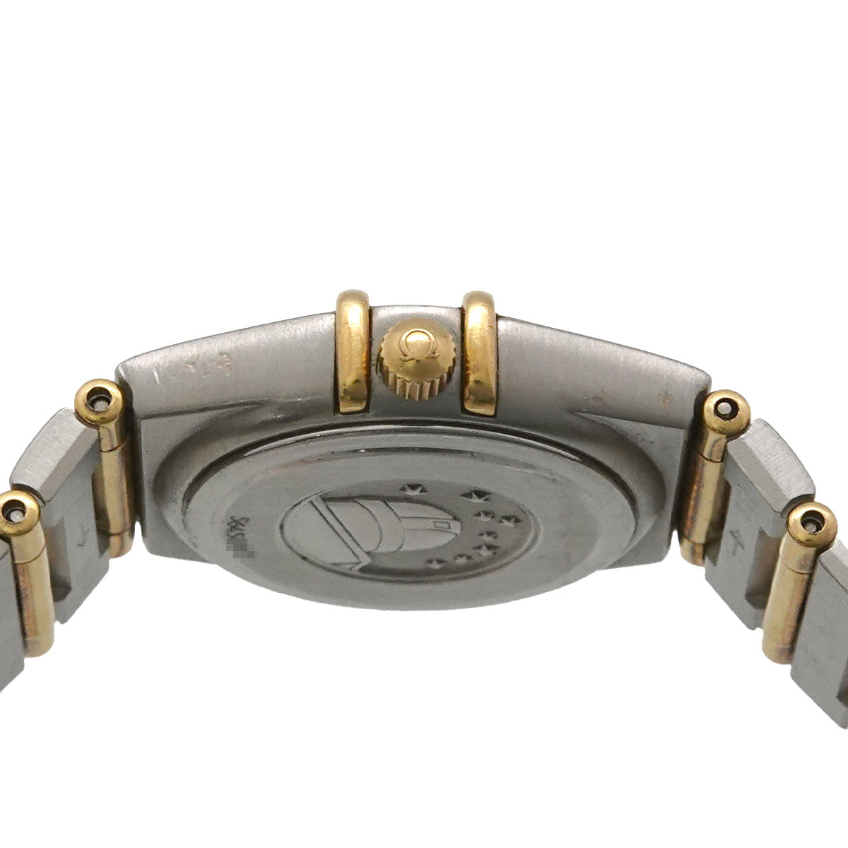 Constellation mini 1262.75 12P Diamond 750 YG White Shell Dial