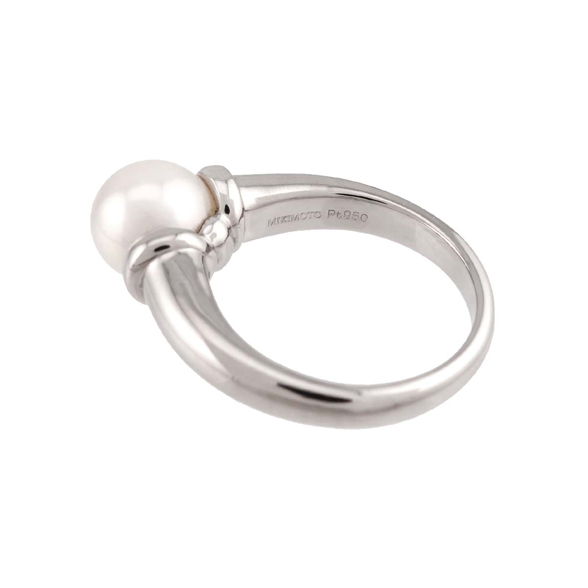 Akoya Pearl 8.5mm Ring Platinum size6.25-6.5(US)