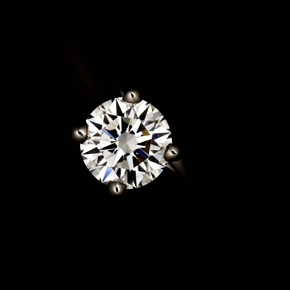 Diamond 0.36ct H/VVS1/3EX Ring Platinum Size45 3.25(US)