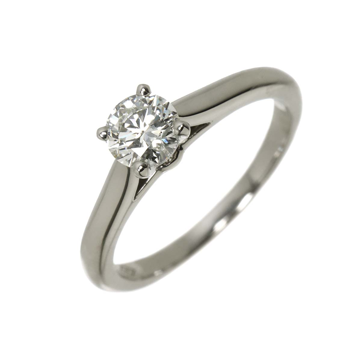 Diamond 0.36ct H/VVS1/3EX Ring Platinum Size45 3.25(US)