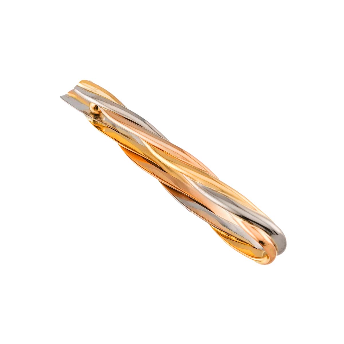 Trinity Tie Pin YG WG PG 750