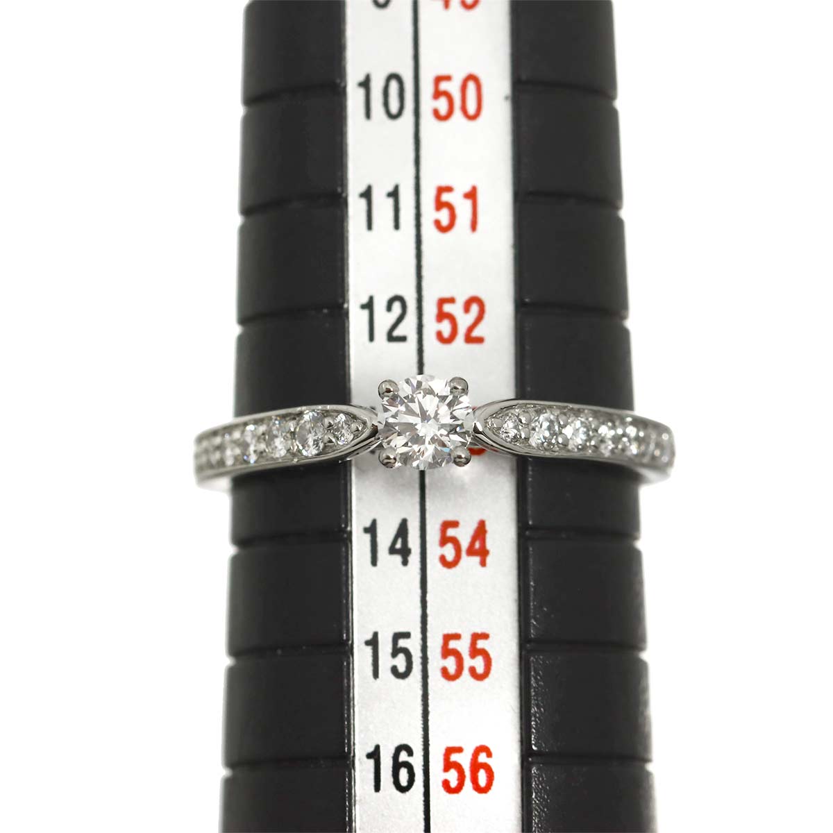 Harmony Diamond 0.22ct D/VS1/3EX Ring Pt Size6.25-6.5(US)